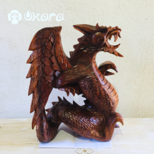 Dragón de Madera 40 cm